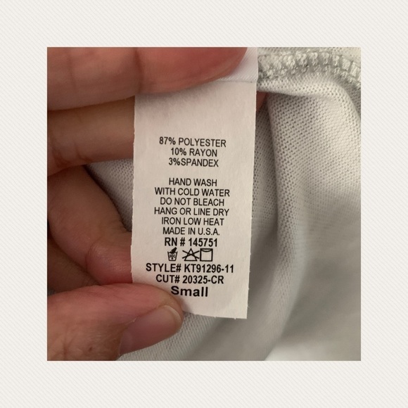 Gray Brushed Tunic w/ Burgundy Star Print - Picture 7 of 7